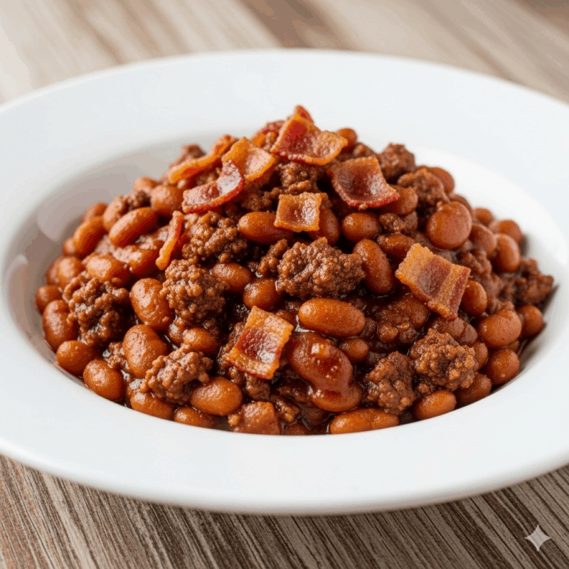 Baby Boy's BBQ Beans <br> <span style="color: #ec4e20;">$75 half pan | $150 full pan</span>