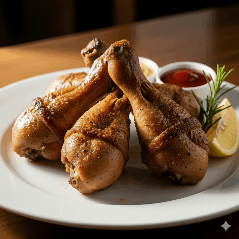 Smoked Chicken Legs <br> <span style="color: #ec4e20;">$90 half pan | $160 full pan</span>